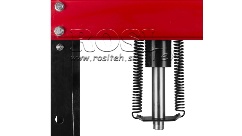 HYDRAULISCHE WERKSTATTPRESSE FÜR LAGER 50T - Doppelpumpe