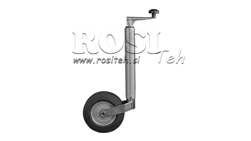 STÜTZFUß FÜR AUTOANHÄNGER MIT RAD 220mm-150kg