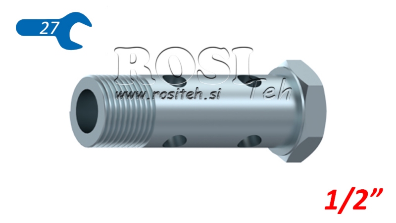 HYDRAULIK DOPPEL HOHLESCHRAUBE 1/2