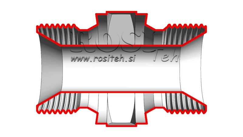 HYDRAULIK DOPPELSCHRAUBE BSP M16x1,5